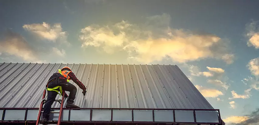 Commercial Built-Up Roof Installation in Highland Park