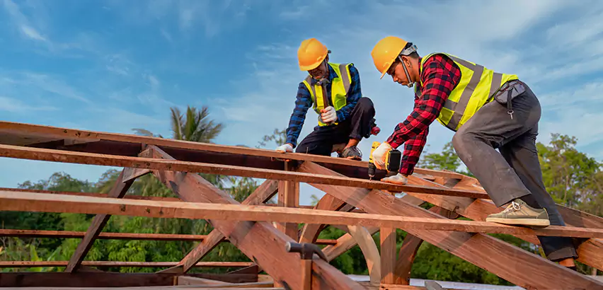 Mobile Home Roof Truss Repair in Highland Park