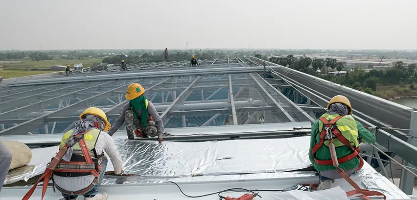 Commercial Roof Installation in Highland Park
