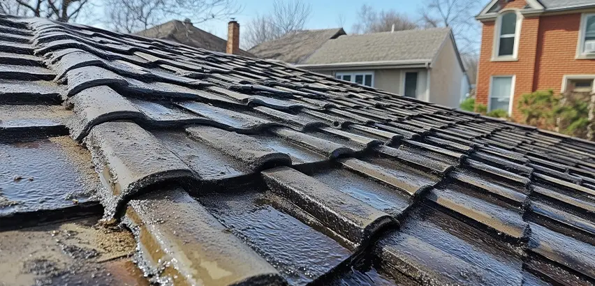 Shingle Roof Leak Replacement in Highland Park