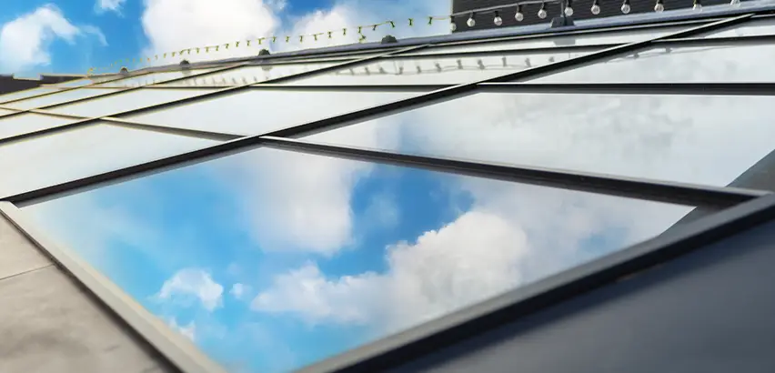 Flat Roof Skylight Installation in Highland Park