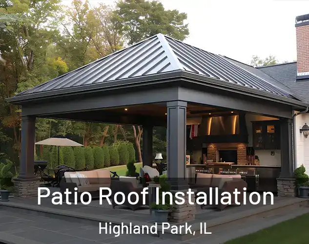  Patio Roof Installation Highland Park, IL