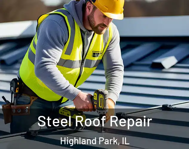  Steel Roof Repair Highland Park, IL