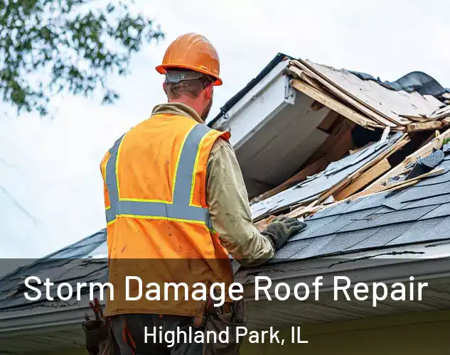  Storm Damage Roof Repair Highland Park, IL