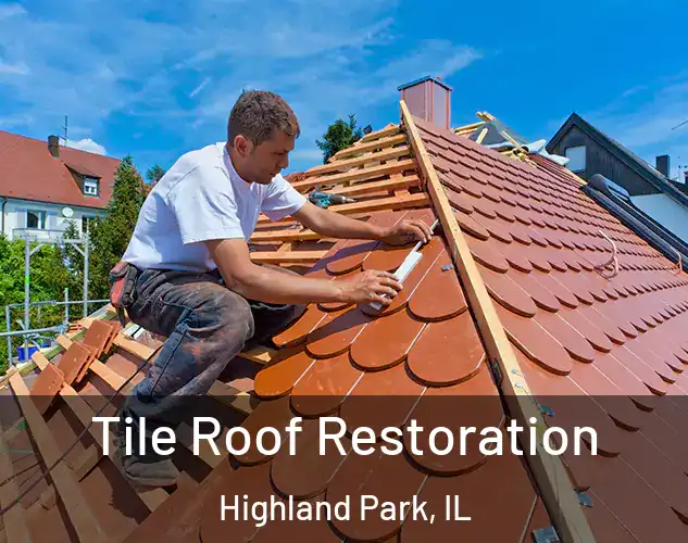  Tile Roof Restoration Highland Park, IL