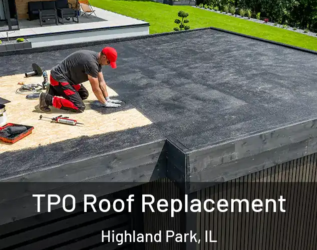  TPO Roof Replacement Highland Park, IL